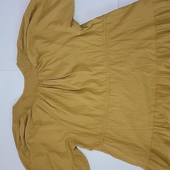 Old Navy Waist-Defined Crinkle-Textured Long-Sleeve Midi Dress/ 2X. - Picture 9 of 12